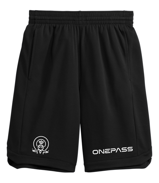 OnePass Athletics Shorts: Cosmic Black